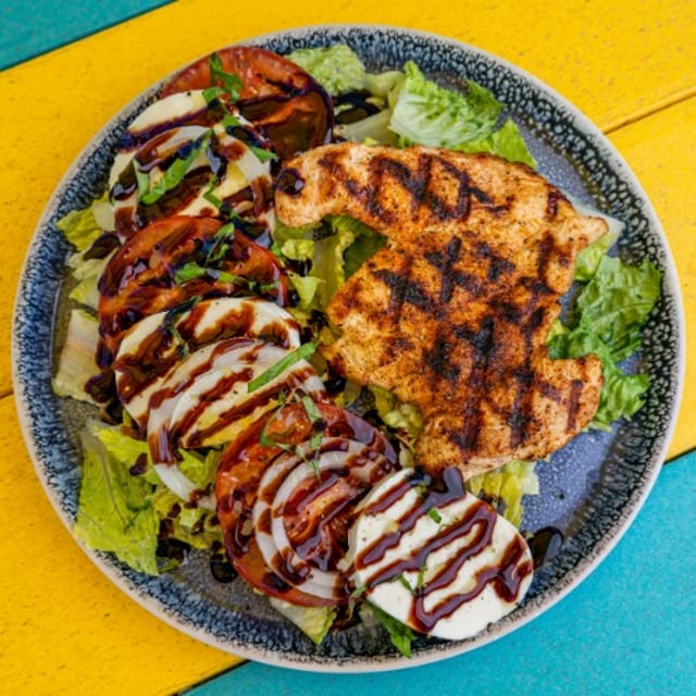 Chicken Caprese Salad.