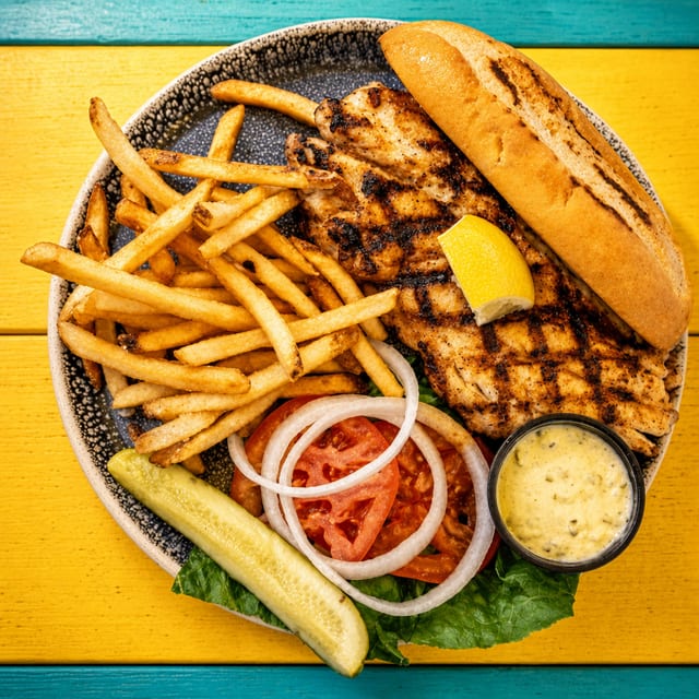 Beachcomber Fish Sandwich.
