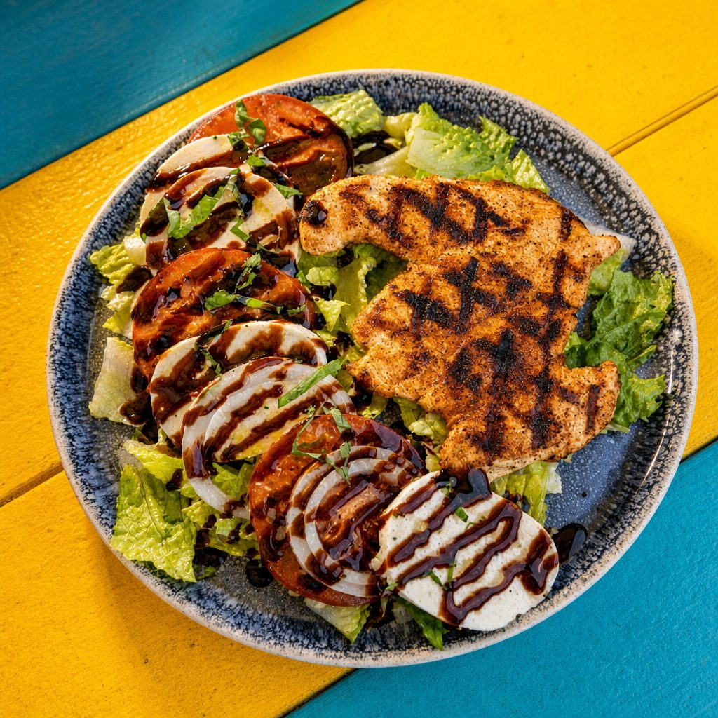 Chicken Caprese Salad.
